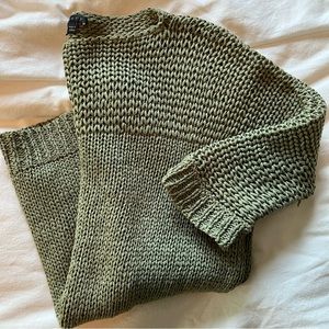 Knit boat neck sweater
